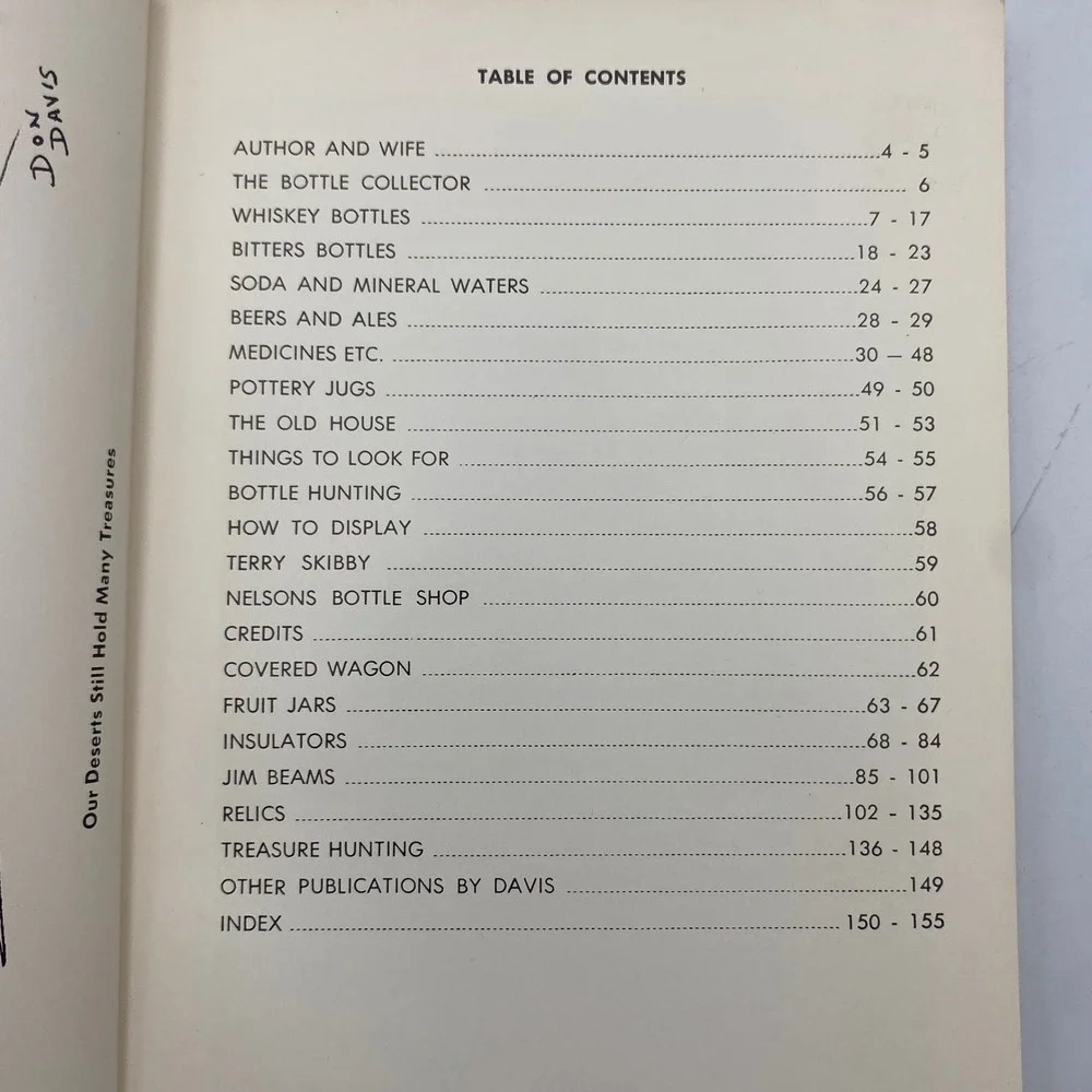 Bottles and Relics Marvin Helen Davis 1971 Antique Bottle Collector‎ Price Guide